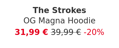 The Strokes - OG Magna Hoodie