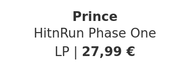 Prince - HitnRun Phase One