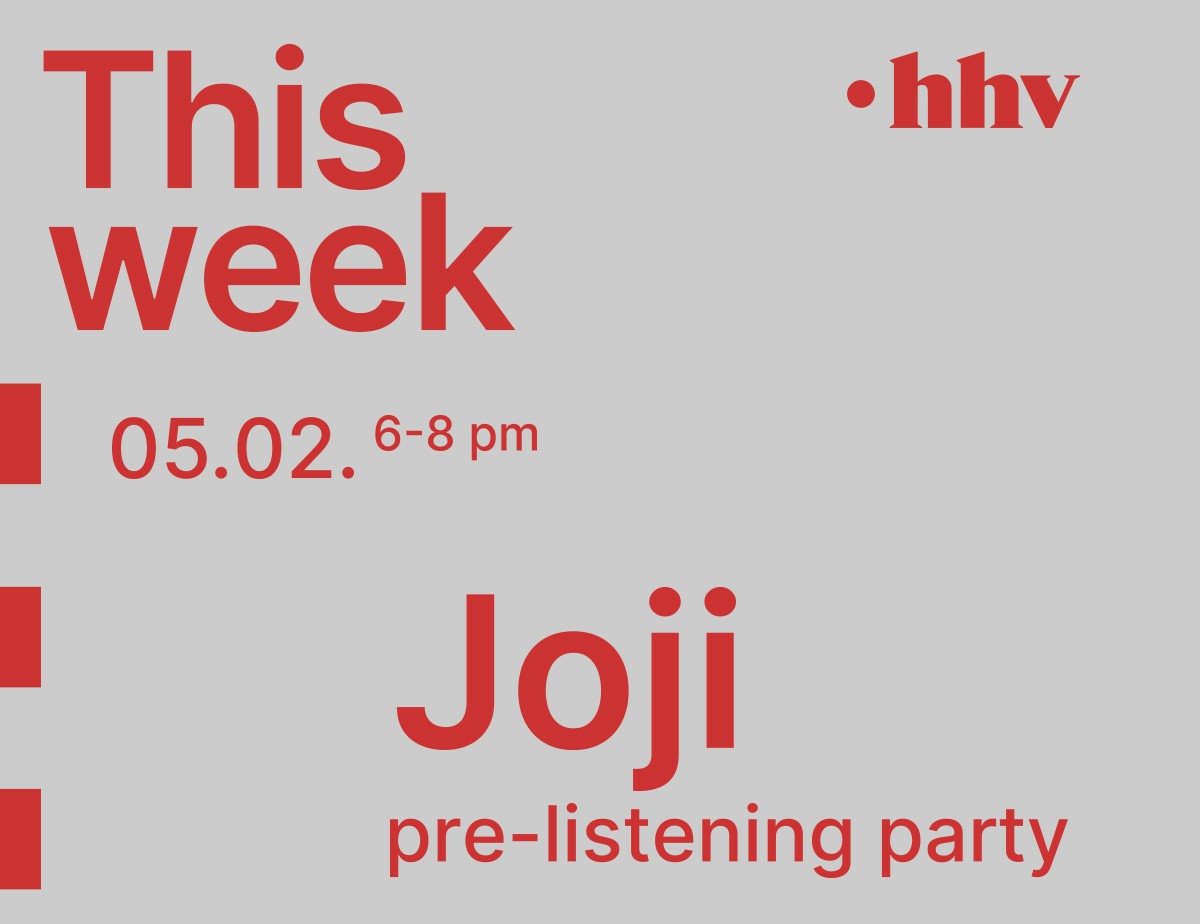 Joji pre-listening-party