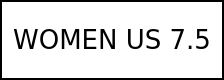 WOMEN US 7.5