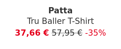Patta - Tru Baller T-Shirt
