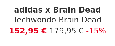 adidas x Brain Dead - Techwondo Brain Dead