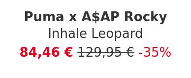 Puma x A$AP Rocky - Inhale Leopard