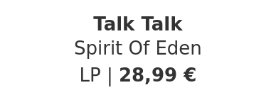 Talk Talk - Spirit Of Eden