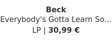 Beck - Everybody's Gotta Learn Sometimes Red Vinyl Edition