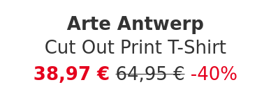 Arte Antwerp - Cut Out Print T-Shirt