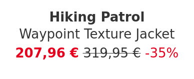 Hiking Patrol - Waypoint Texture Jacket