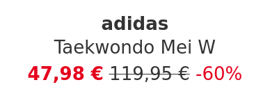 adidas - Taekwondo Mei W