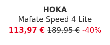 HOKA - Mafate Speed 4 Lite