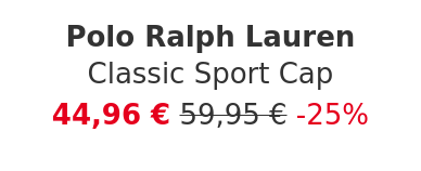 Polo Ralph Lauren - Classic Sport Cap