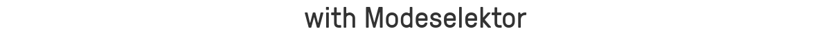 with Modeselektor