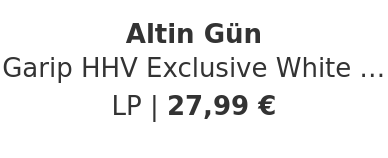 Altin Gün - Garip HHV Exclusive White Vinyl Edition