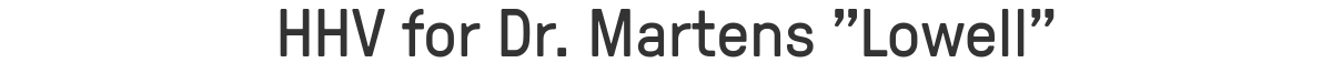HHV for Dr. Martens "Lowell"