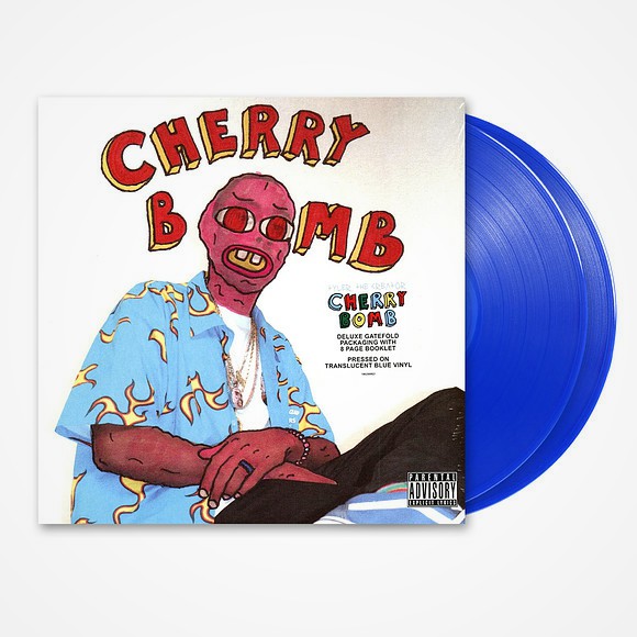Tyler The Creator - Cherry Bomb Mask Cover Blue Vinyl Edition