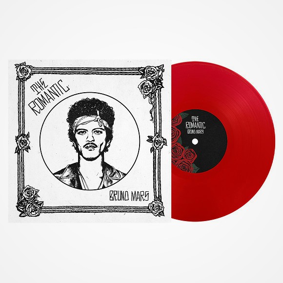 Bruno Mars - The Romantic Indie Exclusive Translucent Red Vinyl Edition