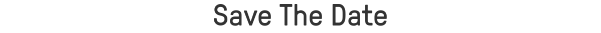 Save The Date