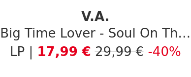 V.A. - Big Time Lover - Soul On The Real Side