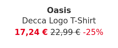 Oasis - Decca Logo T-Shirt
