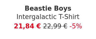 Beastie Boys - Intergalactic T-Shirt