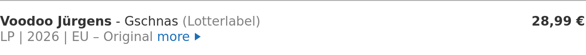 Voodoo Jürgens - Gschnas