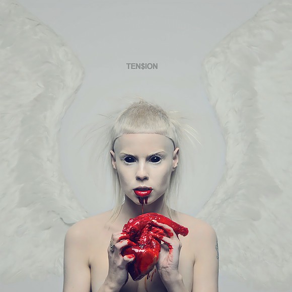 Die Antwoord - Ten$ion Black & White Splatter Vinyl Edition