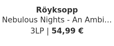 Röyksopp - Nebulous Nights - An Ambient Excursion Into Profound Mysteries