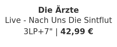 Die Ärzte - Live - Nach Uns Die Sintflut