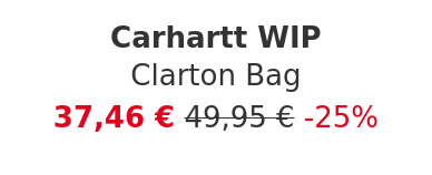 Carhartt WIP - Clarton Bag