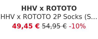 HHV x ROTOTO - HHV x ROTOTO 2P Socks (Streets)
