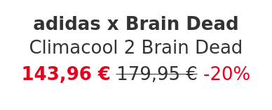 adidas x Brain Dead - Climacool 2 Brain Dead