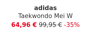 adidas - Taekwondo Mei W