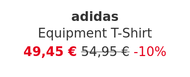 adidas - Equipment T-Shirt
