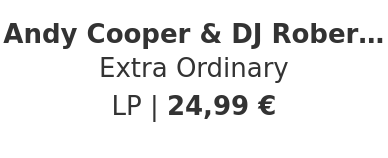 Andy Cooper & DJ Robert Smith - Extra Ordinary