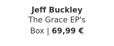 Jeff Buckley - The Grace EP's