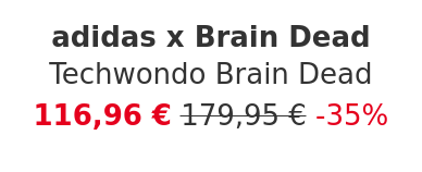 adidas x Brain Dead - Techwondo Brain Dead