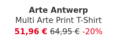 Arte Antwerp - Multi Arte Print T-Shirt