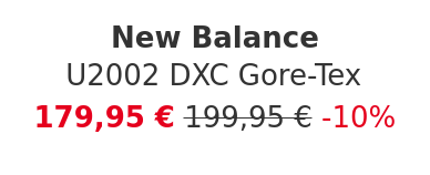 New Balance - U2002 DXC Gore-Tex