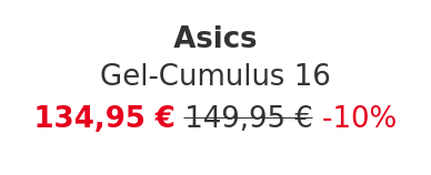 Asics - Gel-Cumulus 16