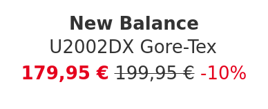 New Balance - U2002DX Gore-Tex