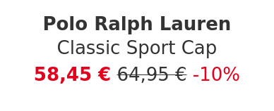 Polo Ralph Lauren - Classic Sport Cap