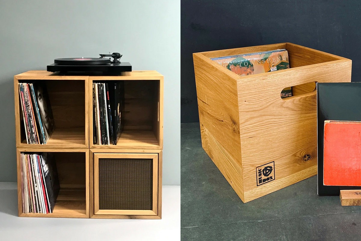 Musicbox Designs „5 Easy Pieces“ self-assembly LP Storage Box