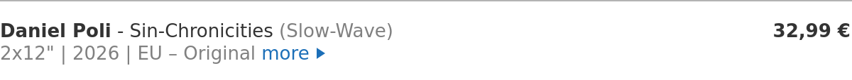 Daniel Poli - Sin-Chronicities