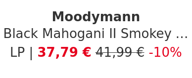 Moodymann - Black Mahogani II Smokey Vinyl Edition