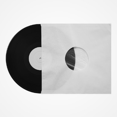 50x 12" Record Inner Sleeves - Innenhüllen (antistatisch / creme 70 g/m²)