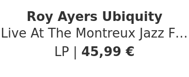 Roy Ayers Ubiquity - Live At The Montreux Jazz Festival