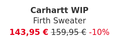 Carhartt WIP - Firth Sweater