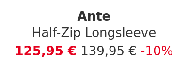 Ante - Half-Zip Longsleeve