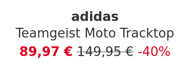 adidas - Teamgeist Moto Tracktop