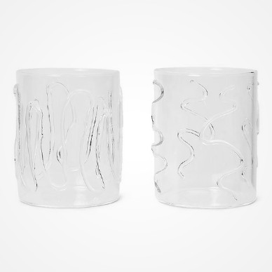 ferm LIVING - Doodle Glasses Set of 2