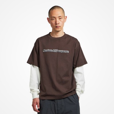 SEDAN ALL-PURPOSE - Skate Logo Layered L/S Tee